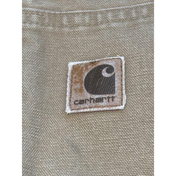 Carhartt Jacket Men 3XL Brown J130 SDL Duck Quilted Active Hood VTG Work Utility - Picture 9 of 10